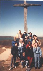 The Cross with people